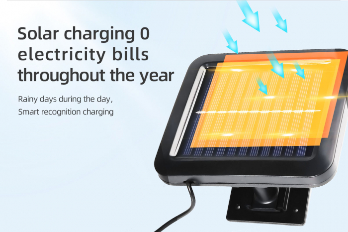 Proiector LED cu Senzor de Miscare Superfire FF1-A, Panou solar, Senzor Lumina, 11W, 209lm, 1200mAh [5]