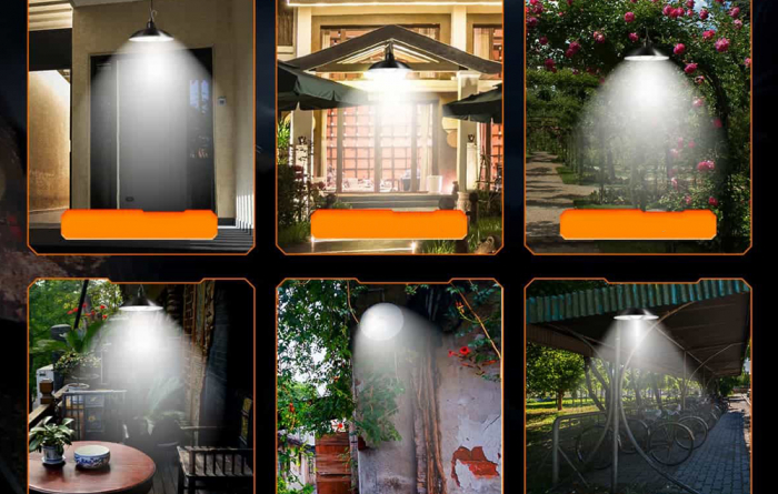 Lampa solara LED Superfire FF10-B, Panou solar, 400lm, 22000mAh [4]