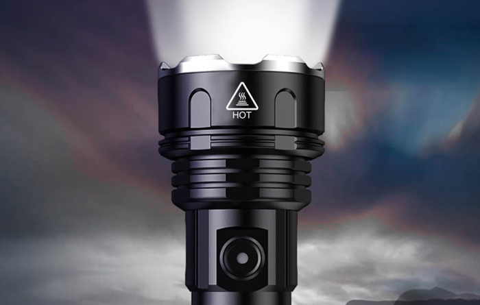 Lanterna LED Superfire R3, 2000lm, 280M, incarcare USB, 36W [4]