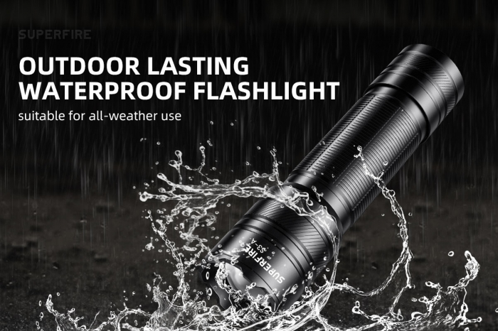 Lanterna LED Superfire S3-A, 146lm, 214M, 800mAh, 3W [4]