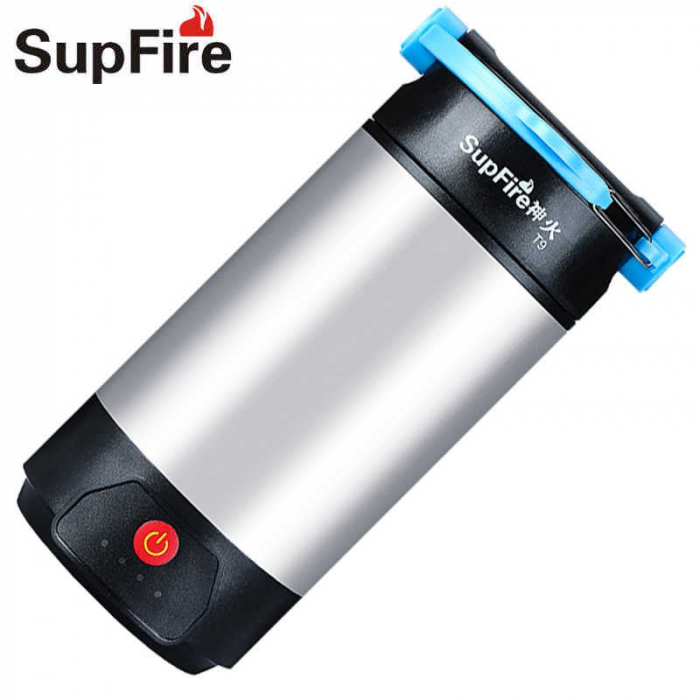 Lanterna LED SupFire T9, Pentru Camping, 800 lm, incarcare USB, PowerBank [12]
