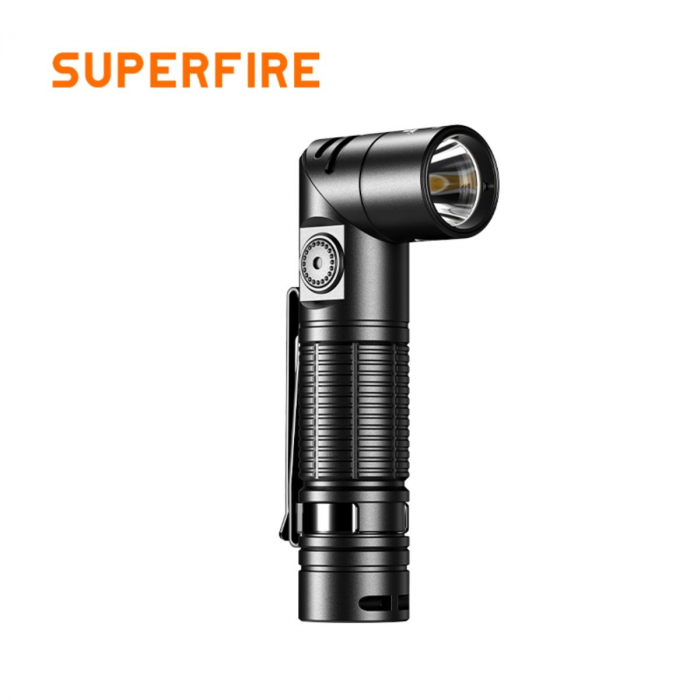 Lanterna Multifunctionala LED Supfire G19-S, USB-C, 360lm, 160m, prindere magnetica [2]