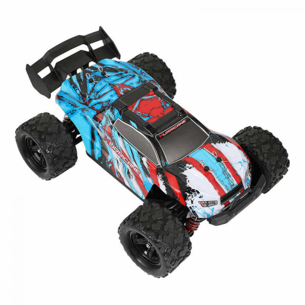 Masina cu Telecomanda Monster Truck 36 Km/h Linxtech HS18321 Off-Road Racing Tractiune 4X4, scara 1:18 Albastru [3]