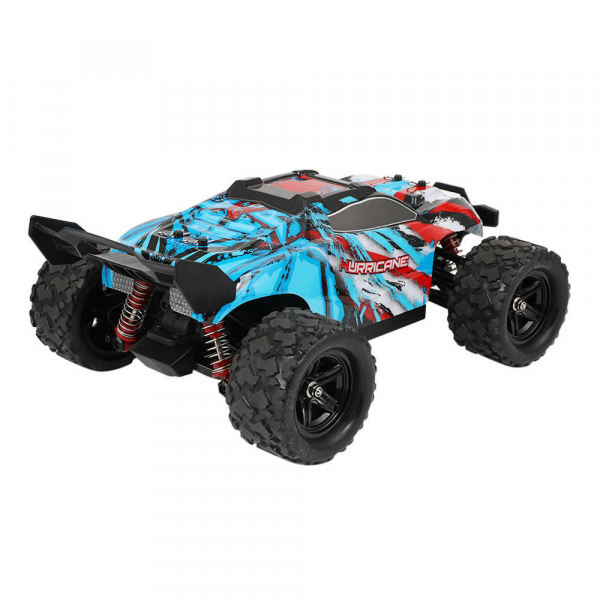 Masina cu Telecomanda Monster Truck 36 Km/h Linxtech HS18321 Off-Road Racing Tractiune 4X4, scara 1:18 Albastru - Resigilat [2]
