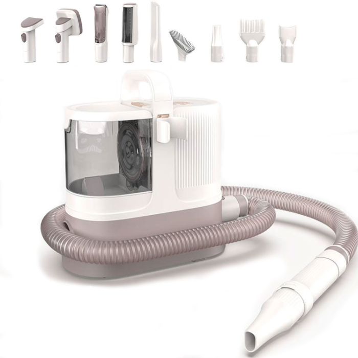 Masina De Tuns Animale cu Aspirare 9 in 1 Rovotec AllClean, Functie uscator, Caini, Pisici, Functie uscare, Aspirator animale si textile, 3 setari de aspirare [15]