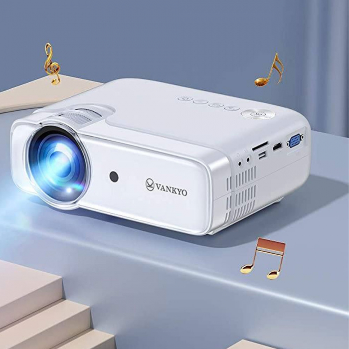 Mini videoproiector Vankyo Leisure 430W LED, WIFI, 4000 lumeni, Geanta transport, HDMI, SD, AV, VGA, USB, Telecomanda, Cablu HDMI [5]