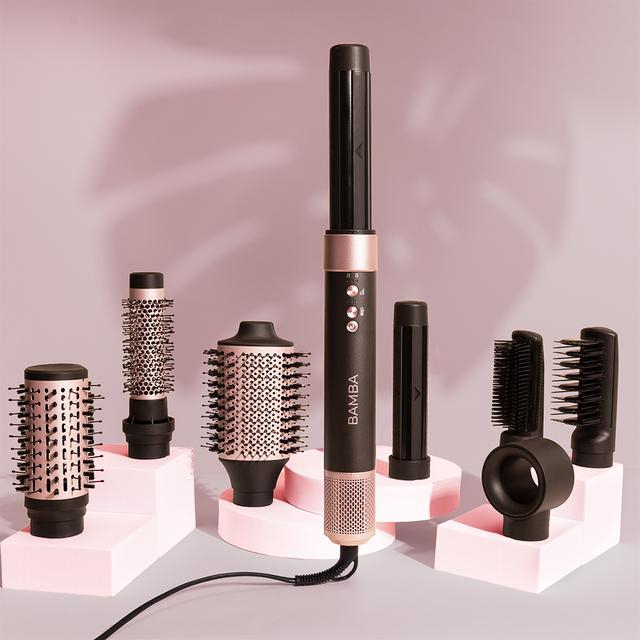 Ondulator Multistyler Cecotec Bamba CeramicCare AirGlam 8 in 1, placa de indreptat si ondulator cu tehnologia Coanda, Uscator 110000 rpm, 1400 W - Negru [2]