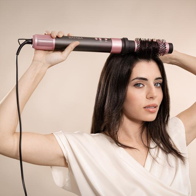 Ondulator Multistyler Cecotec Bamba CeramicCare AirGlam 8 in 1, placa de indreptat si ondulator cu tehnologia Coanda, Uscator 110000 rpm, 1400 W - Negru - RESIGILAT [5]