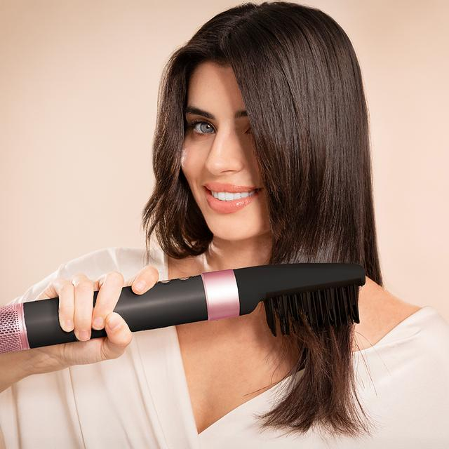 Ondulator Multistyler Cecotec Bamba CeramicCare AirGlam 8 in 1, placa de indreptat si ondulator cu tehnologia Coanda, Uscator 110000 rpm, 1400 W - Negru - RESIGILAT [15]