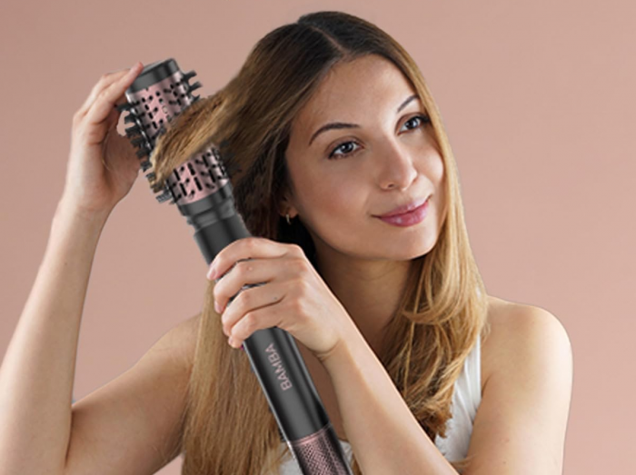 Ondulator Multistyler Cecotec Bamba CeramicCare AirGlam 8 in 1, placa de indreptat si ondulator cu tehnologia Coanda, Uscator 110000 rpm, 1400 W - Negru - RESIGILAT [11]