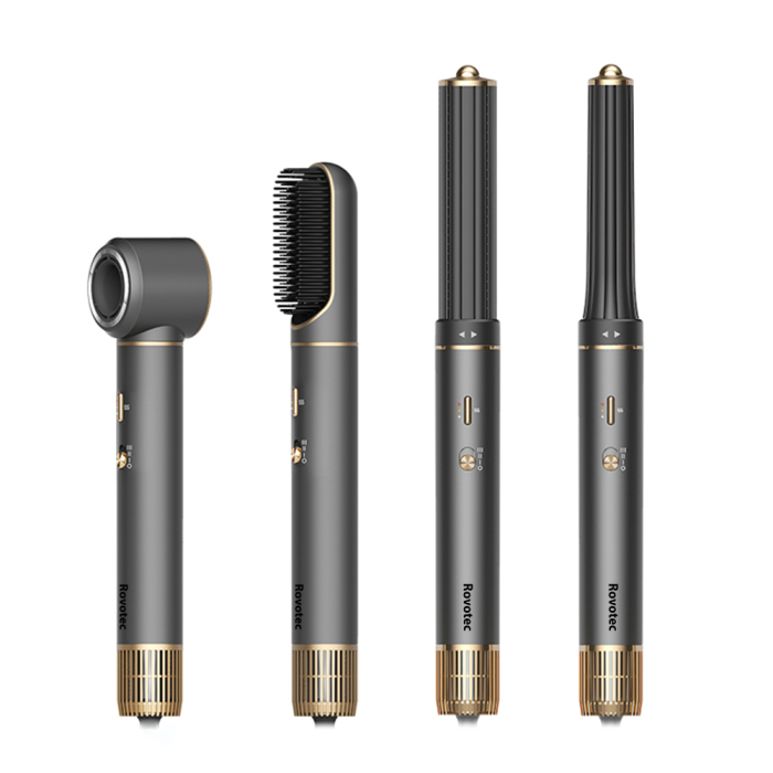 Ondulator Multistyler Rovotec 802A, 5 in 1, Tehnologie Coanda, Uscator Profesional, 1300 W, 3 Trepte de viteza, 4 Trepte de temperatura - Resigilat [5]