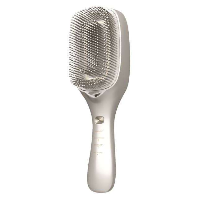 Perie Cecotec HairCare Revitalize Champagne, revitalizare si reparare par, 5 tehnologii: vibratii, ioni negativi, microcurenti EMS, laser de putere redusa (LLLT), lumina LED rosie si albastra [8]