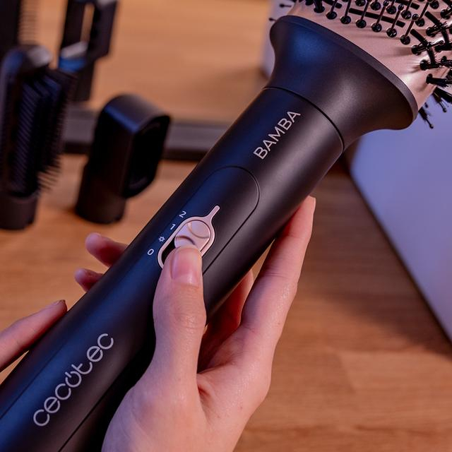 Set perie electrica fixa Cecotec CeramicCare 3in1 Styler, Uscator, 1200 W, 3 trepte de caldura, 2 viteze [5]