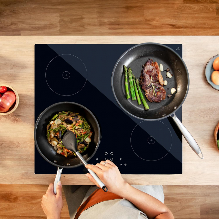 Plita incorporabila Cecotec Bolero Squad I 4200, Inductie, 4 zone de gatit, Booster, 9 Niveluri, Timer, Negru [7]