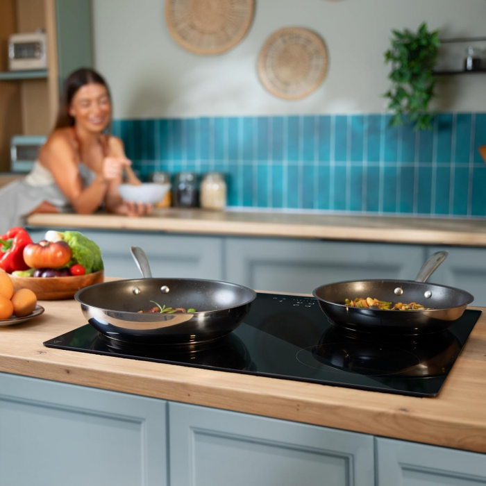 Plita incorporabila Cecotec Bolero Squad I 4200, Inductie, 4 zone de gatit, Booster, 9 Niveluri, Timer, Negru [4]