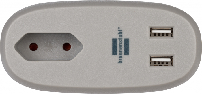 Prelungitor Brennenstuhl Estilo 1 priza, 2xUSB, pentru canapea/pat [2]
