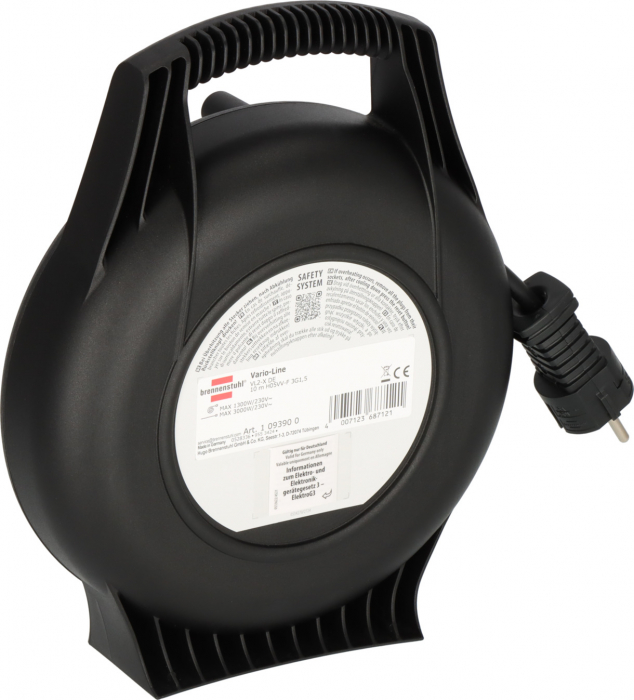 Prelungitor cu rola Brennenstuhl Vario Line, 4 prize, 10m, H05VV-F 3G1,5 [2]