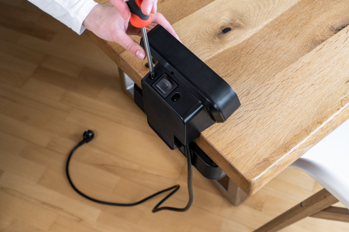Prelungitor pentru birou Brennenstuhl estilo Duplex Desktop, 10 prize, 1 USB, 1 USB-C 30W, 2m [9]