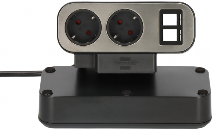 Prelungitor pentru birou Brennenstuhl estilo Duplex Desktop, 10 prize, 2X Module Keystone, 2m [2]