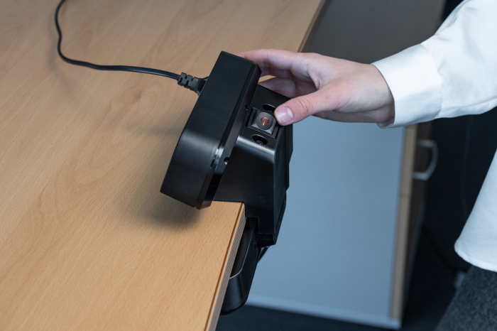 Prelungitor pentru birou Brennenstuhl estilo Duplex Desktop, protectie la supratensiune, 9 prize, 1 USB, 1 USB-C 30W, 2m [10]