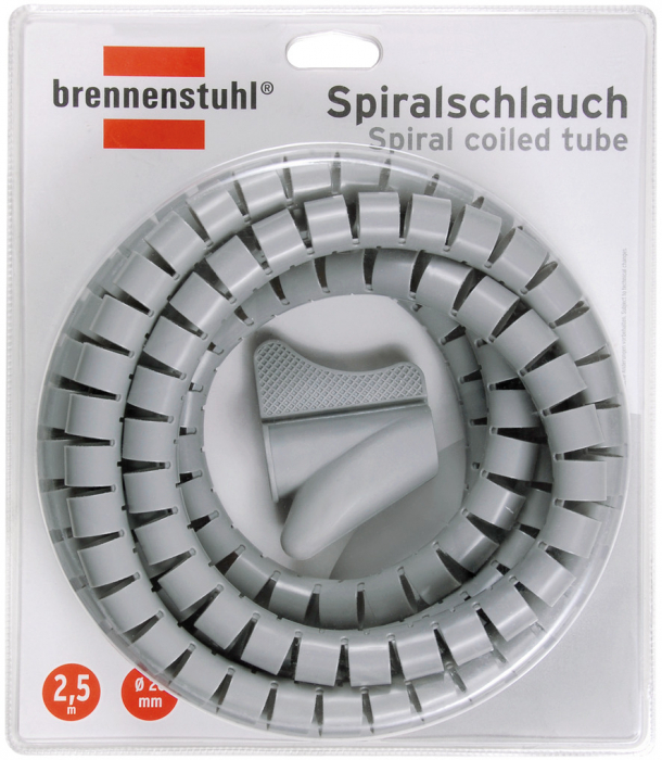Tub spiralat pentru organizare si protectie cabluri Brennenstuhl, lungime 2.5m [2]