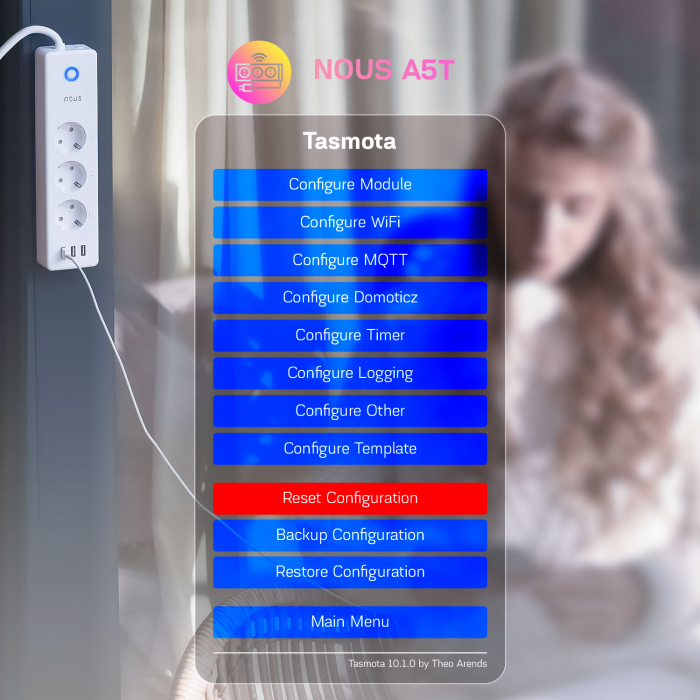 Prelungitor Smart Nous A5T, Wifi, 15A, Tasmota [4]