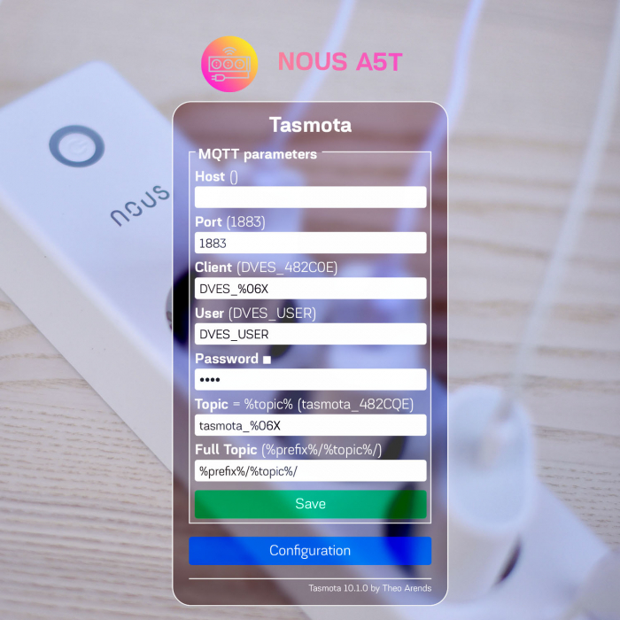 Prelungitor Smart Nous A5T, Wifi, 15A, Tasmota [6]