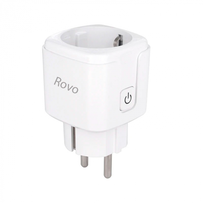 Priza inteligenta Rovo CZ04 WiFi, 20A, Monitorizare energie, Alexa, Google Assistant [5]
