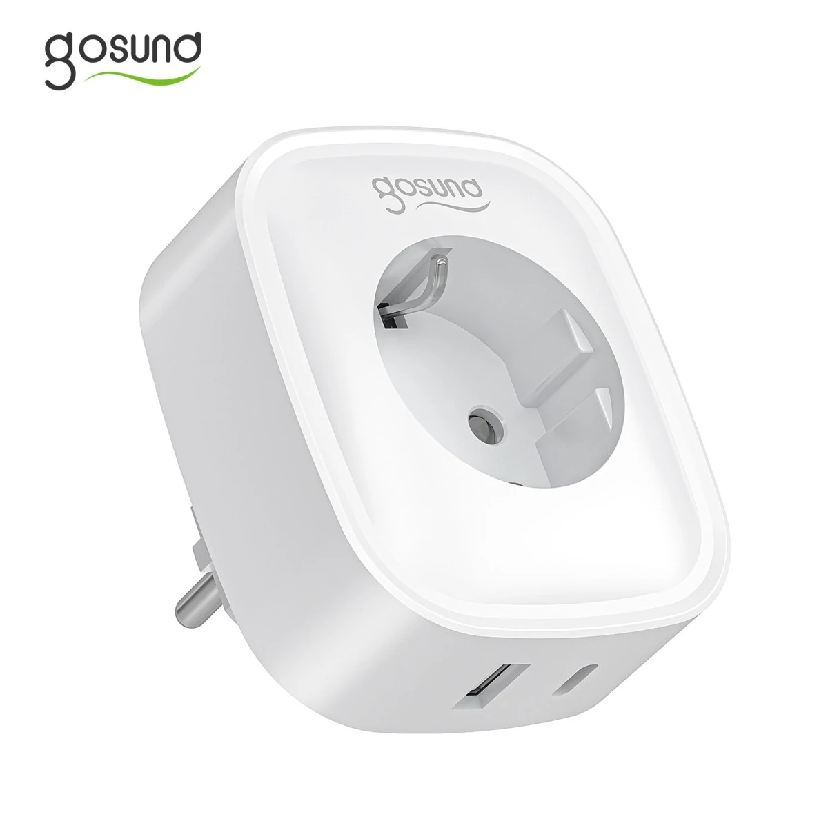 Priza inteligenta WiFi Gosund SP6,16A, USB/USB-C, Bluetooth, Monitorizare consum energie [6]