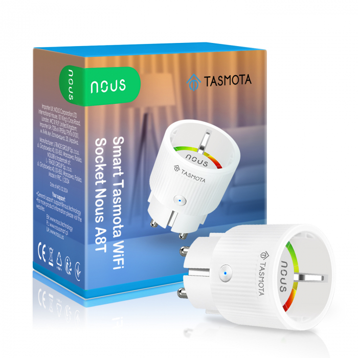 Set 2 prize Inteligente WiFi NOUS A8T, 10A - Tasmota, ESP32 [2]