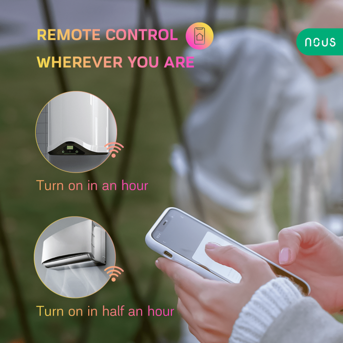 Priza inteligenta WiFi NOUS A8, 10A, control vocal, compatibil Google Assistant, Amazon Alexa [4]