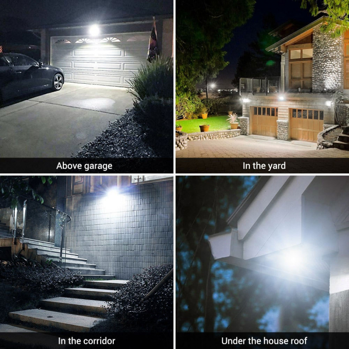 Proiector LED cu senzor de miscare MustWin 60W, 42 Leduri, IR Telecomanda [7]