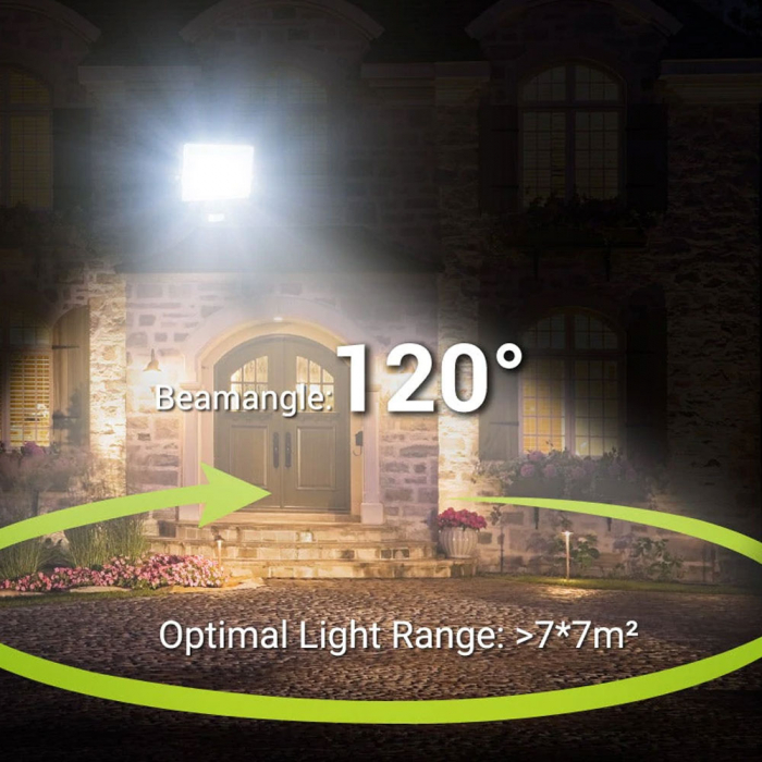 Proiector LED cu senzor de miscare MustWin 60W, 42 Leduri, IR Telecomanda [4]