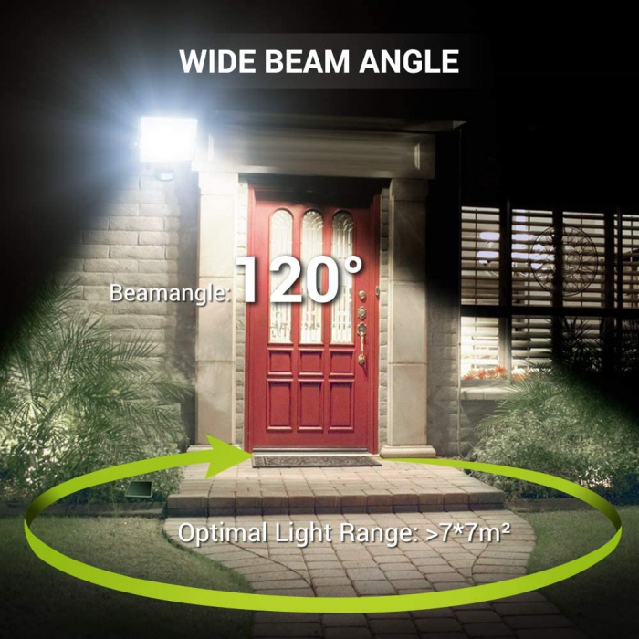 Proiector LED cu senzor de miscare MustWin 50W, 70 Leduri [3]