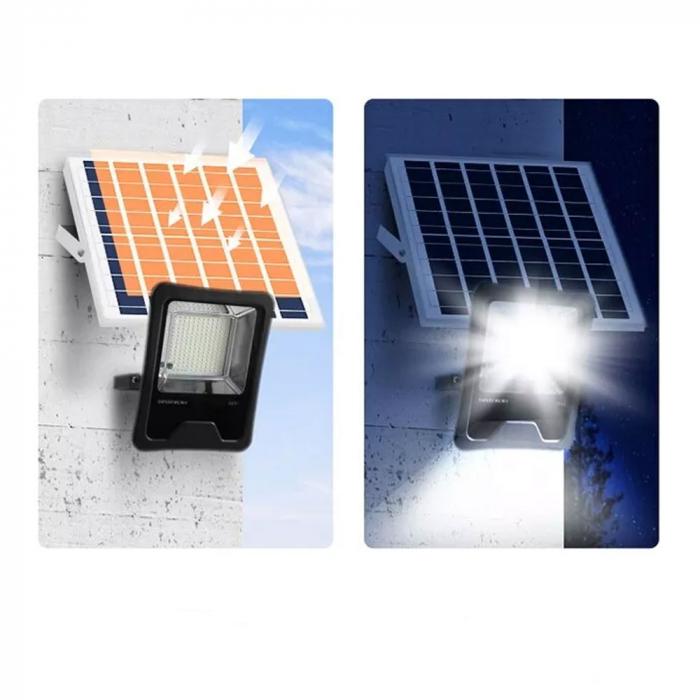 Proiector LED Superfire FF1-C, Panou solar, Senzor Lumina, 86W, 880lm, 15000mAh, Telecomanda [7]