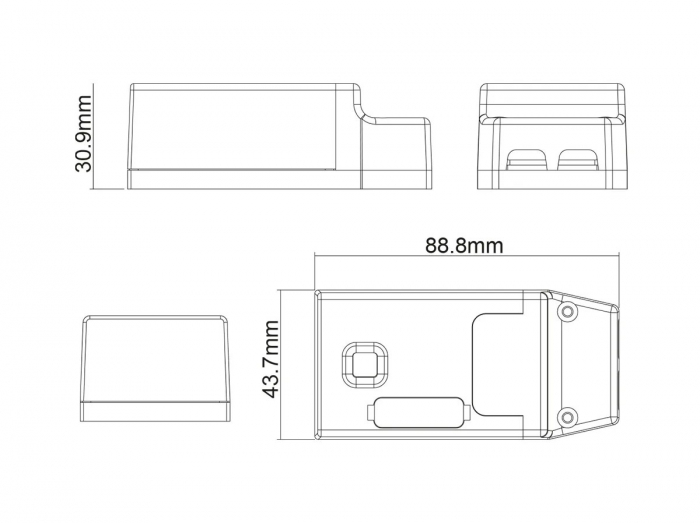 Releu Rovo ERC603 Kinetic, 2 canale, 2x5A [3]
