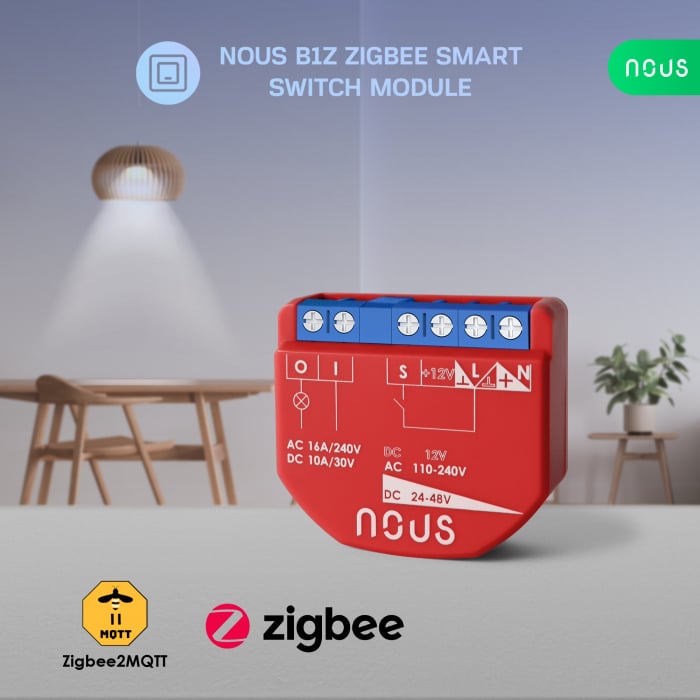 Releu inteligent Nous B1Z, 16A, ZigBee, 1 canal [2]