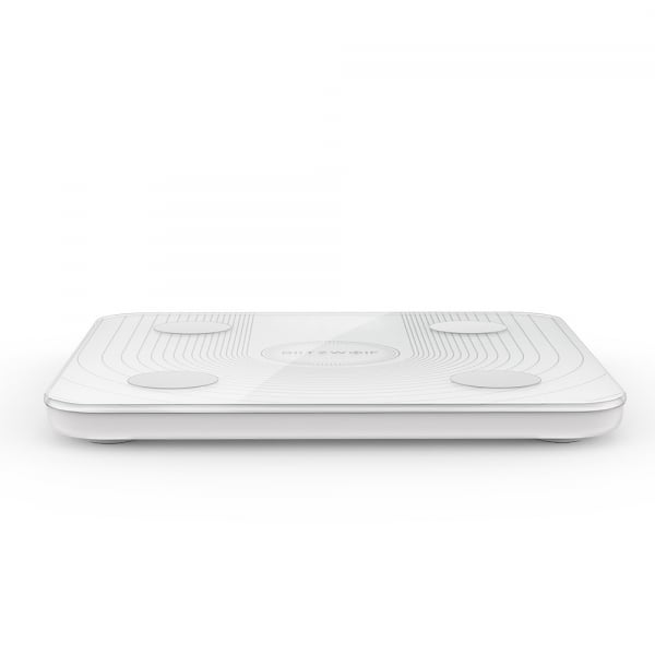 Cantar corporal Smart BlitzWolf Body Fat, 13 valori masurate, BMI, Alb [7]