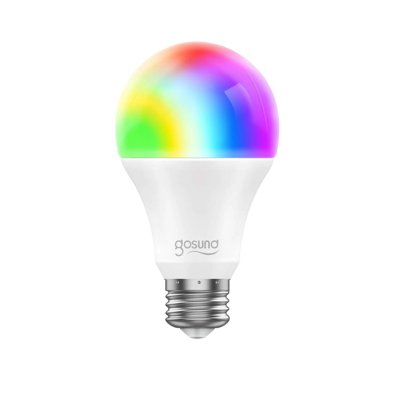 Set 2 becuri Inteligente LED RGB+W Gosund, 8W, 800lm, 2700K, E27, Smart Bulb WB4 [1]