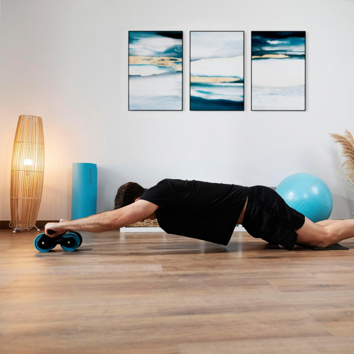 Roata abdominala cu revenire Cecotec Drumfit AB Fit, covoras antialunecare inclus [5]