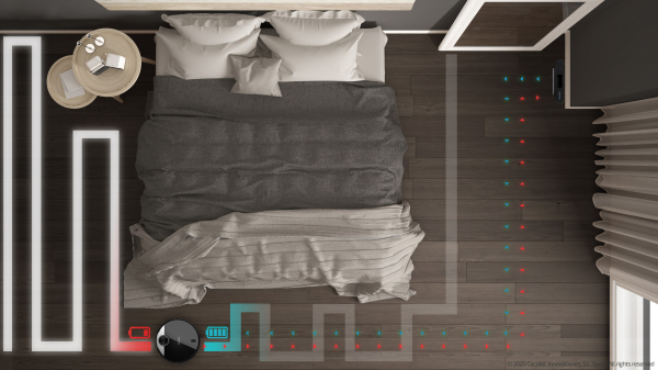 Robot de aspirare Cecotec Conga 3390, 4 in 1, 2300 Pa, Laser, Autonomie 150 minute, Rezervor lichide si praf, Functie mop, 2 perii centrale [9]