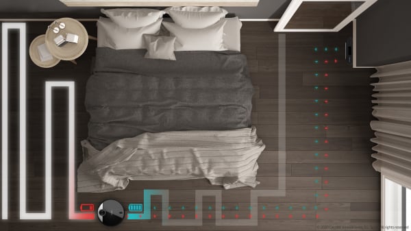 Robot de aspirare Cecotec Conga 3390, 4 in 1, 2300 Pa, Laser, Autonomie 150 minute, Rezervor lichide si praf, Functie mop, 2 perii centrale - Resigilat [9]