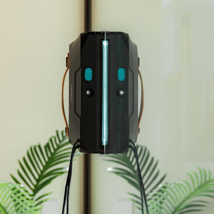 Robot curatare geamuri Cecotec Conga WinDroid 1390 DoubleSpray Connected, Pulverizare subla, Control Aplicatie , Telecomanda, 8 moduri de curatare [11]