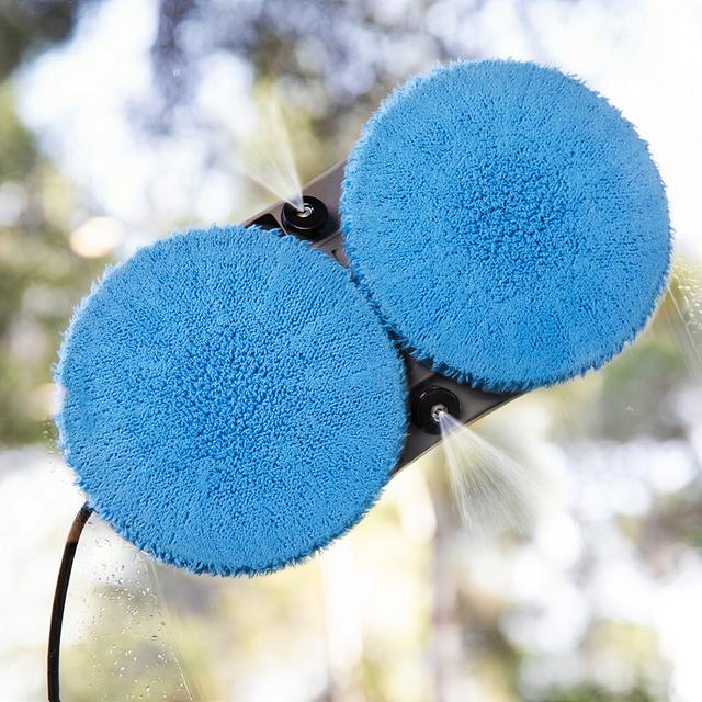 Robot curatare geamuri cu pulverizator Cecotec Windroid W10 DoubleSpray, 3 in 1, 4 moduri, Control telecomanda si aplicatie, 12 mopuri incluse [3]