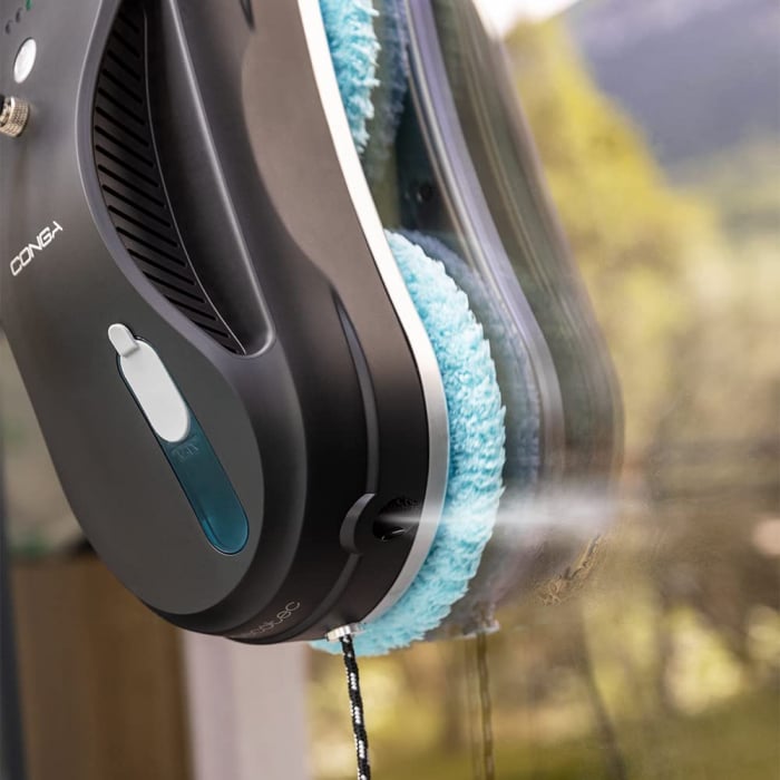 Robot curatare geamuri cu pulverizator Cecotec Conga Windroid 890 SprayWater Smart, 3 in 1, Control aplicatie, Telecomanda [4]