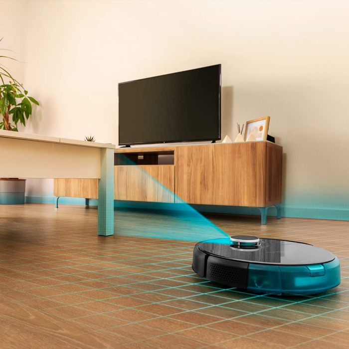 Robot de aspirare Cecotec Conga 8090 Ultra, 4 in 1, 10000 Pa, Laser, Autonomie 240 minute, Rezervor lichide si praf, Functie mop, Perie animale, telecomanda [8]