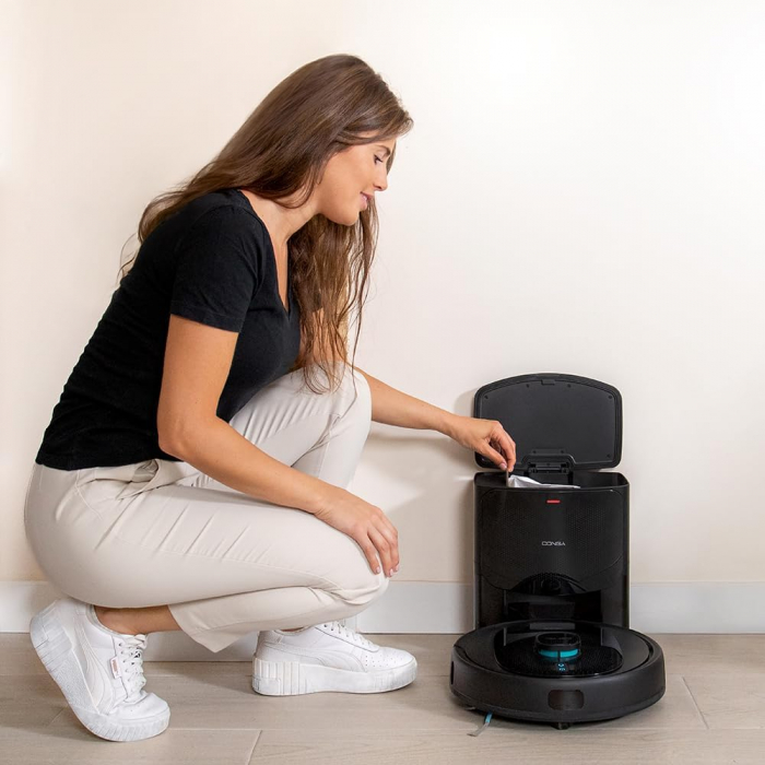Robot de aspirare Cecotec Conga 8290 Immortal Ultra Power Home X-Treme, 7000 Pa, iTech Laser Eye, baza autocuratare, autonomie 280 minute, aspirator si mop [6]