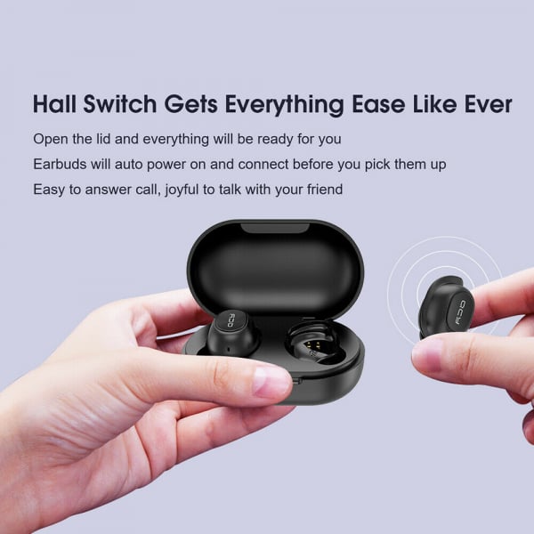 Casti audio In-Ear QCY T9S TW, Bluetooth 5.0,  TWS, True Wireless [12]