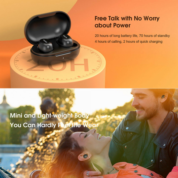 Casti audio In-Ear QCY T9S TW, Bluetooth 5.0,  TWS, True Wireless [10]