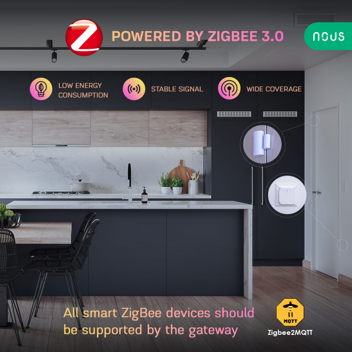 Senzor Smart pentru Usi sau Ferestre NOUS E3, ZigBee [5]
